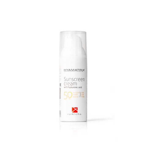 Sunscreen Cream with Hyaluronic Acid